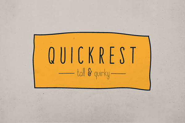 Quickrest font family